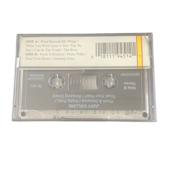 Pre Owned Music Cassette Judy Collins Wind Beneath My Wings - Picture 4 of 4